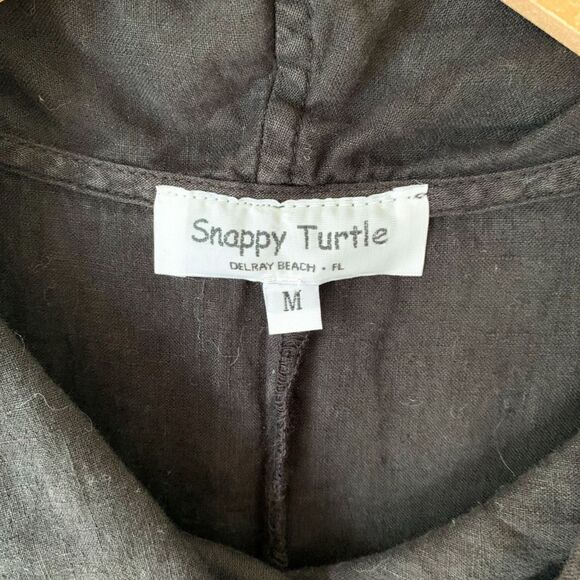 Snappy Turtle black sleeveless cowl necklace tunic - Picture 5 of 5